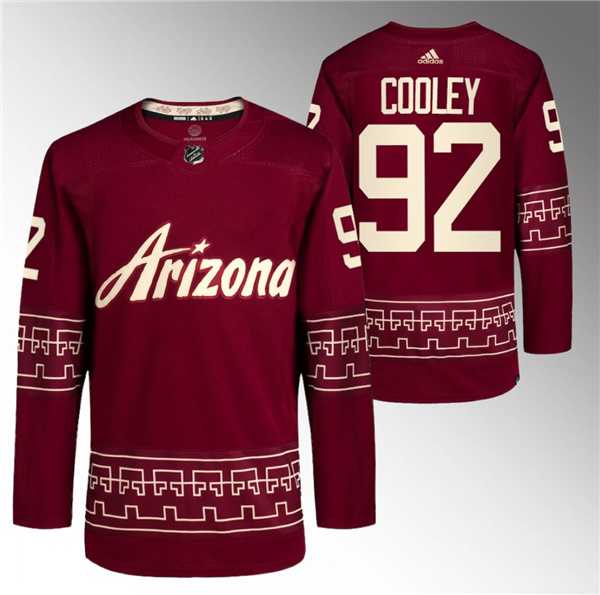 Men's Arizona Coyotes #92 Logan Cooley Garnet Alternate Pro Jersey Dzhi,We sell and wholesale Men's Arizona Coyotes #92 Logan Cooley Garnet Alternate Pro Jersey Dzhi on line form chian!